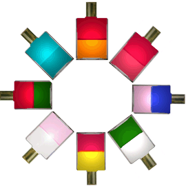 aura soma bottle circle